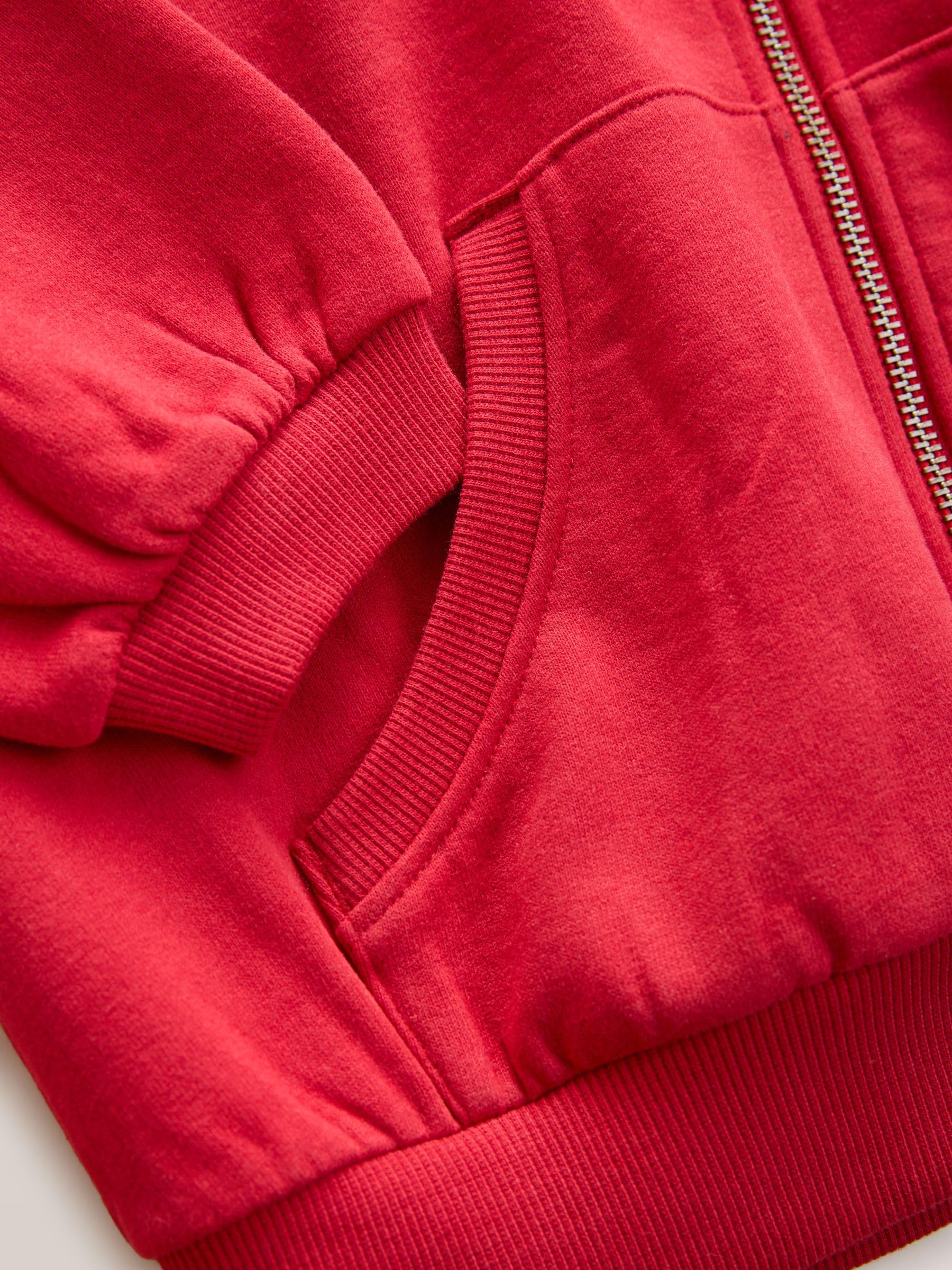 NEXT Niñas Sudadera Deportiva con Cremallera y Capucha Rica en algodón