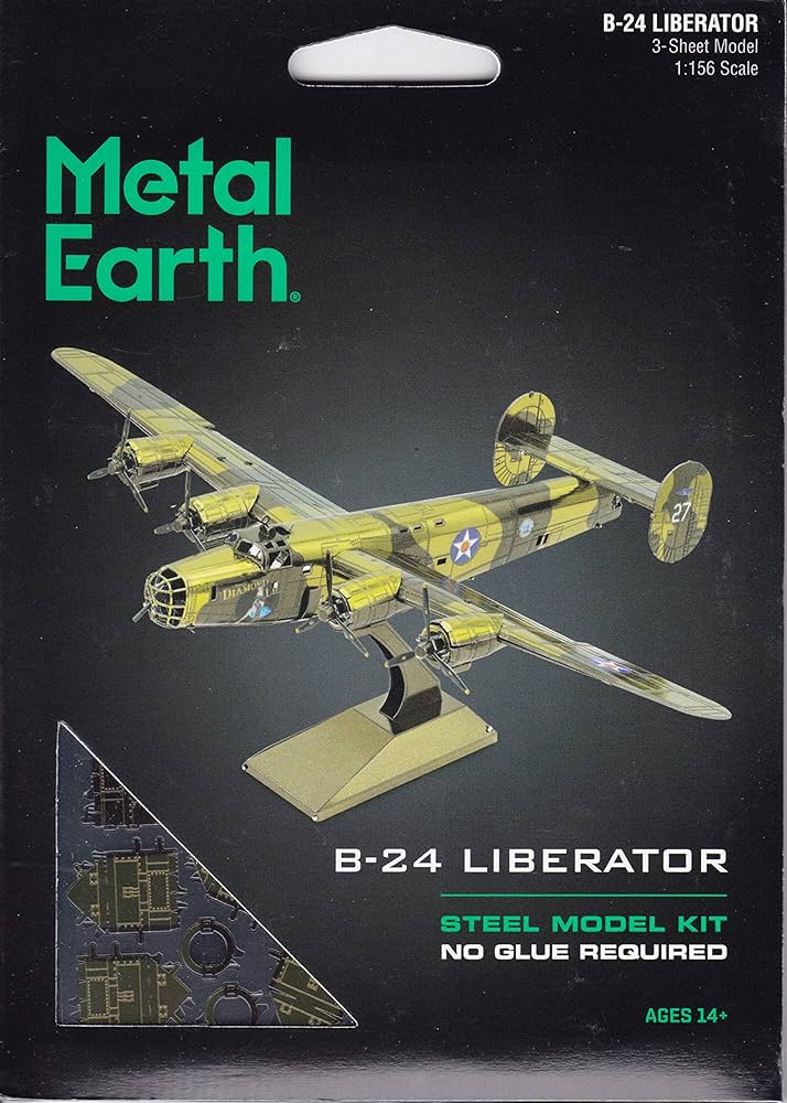 Amazon.com: Fascinations Metal Earth B-24 Liberator 3D Metal Model
