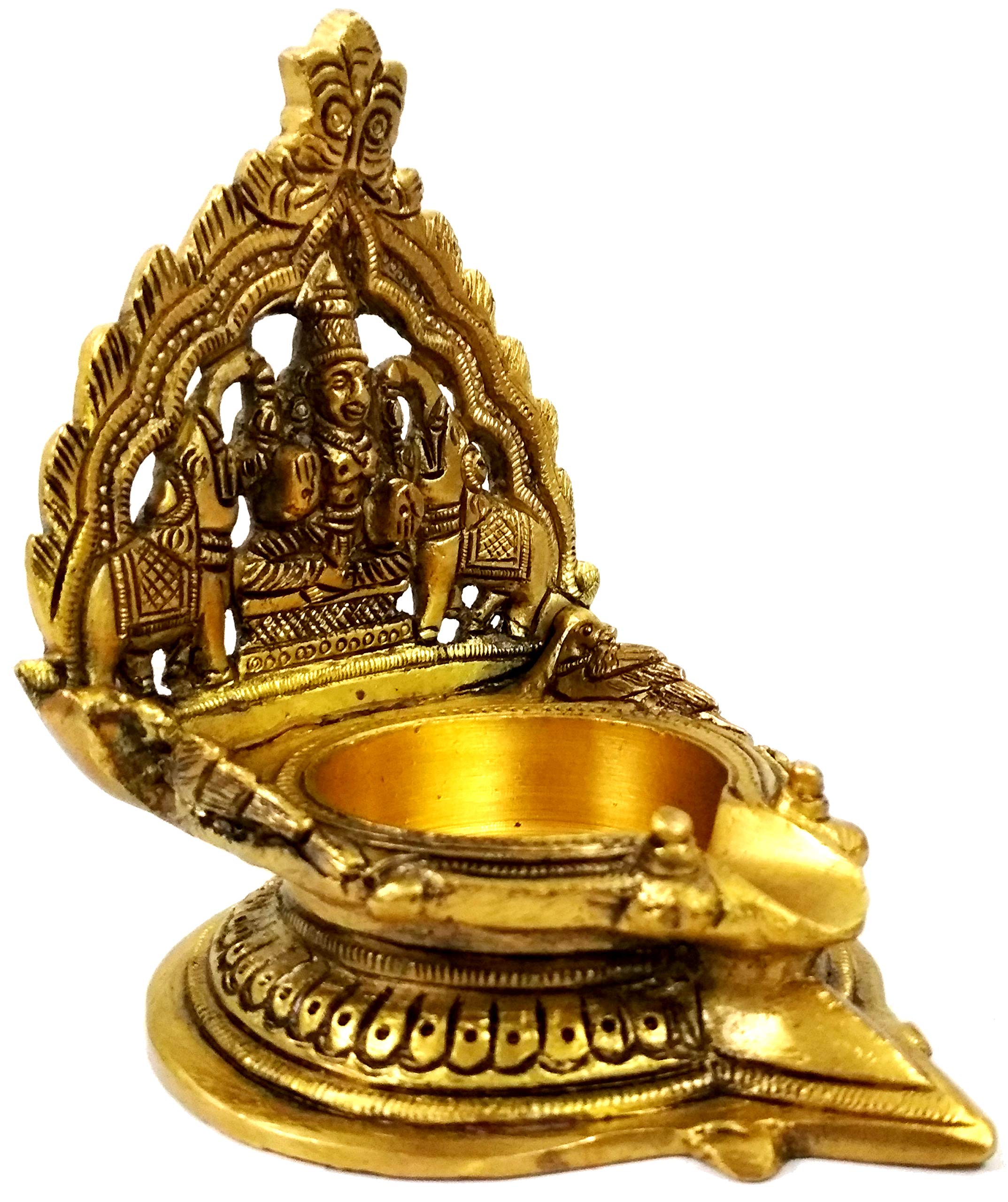 100 ml High Quality Brass Gajalakshmi Vilakku, Lakshmi Vilakku (Brass