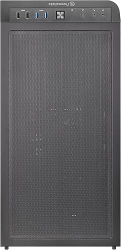 Vista 75 de Thermaltake View 300 MX TG ARGB Motherboard Sync E-ATX - Carcasa para computadora de torre media con ventilador ARGB frontal de 0.079 x 7.874 in