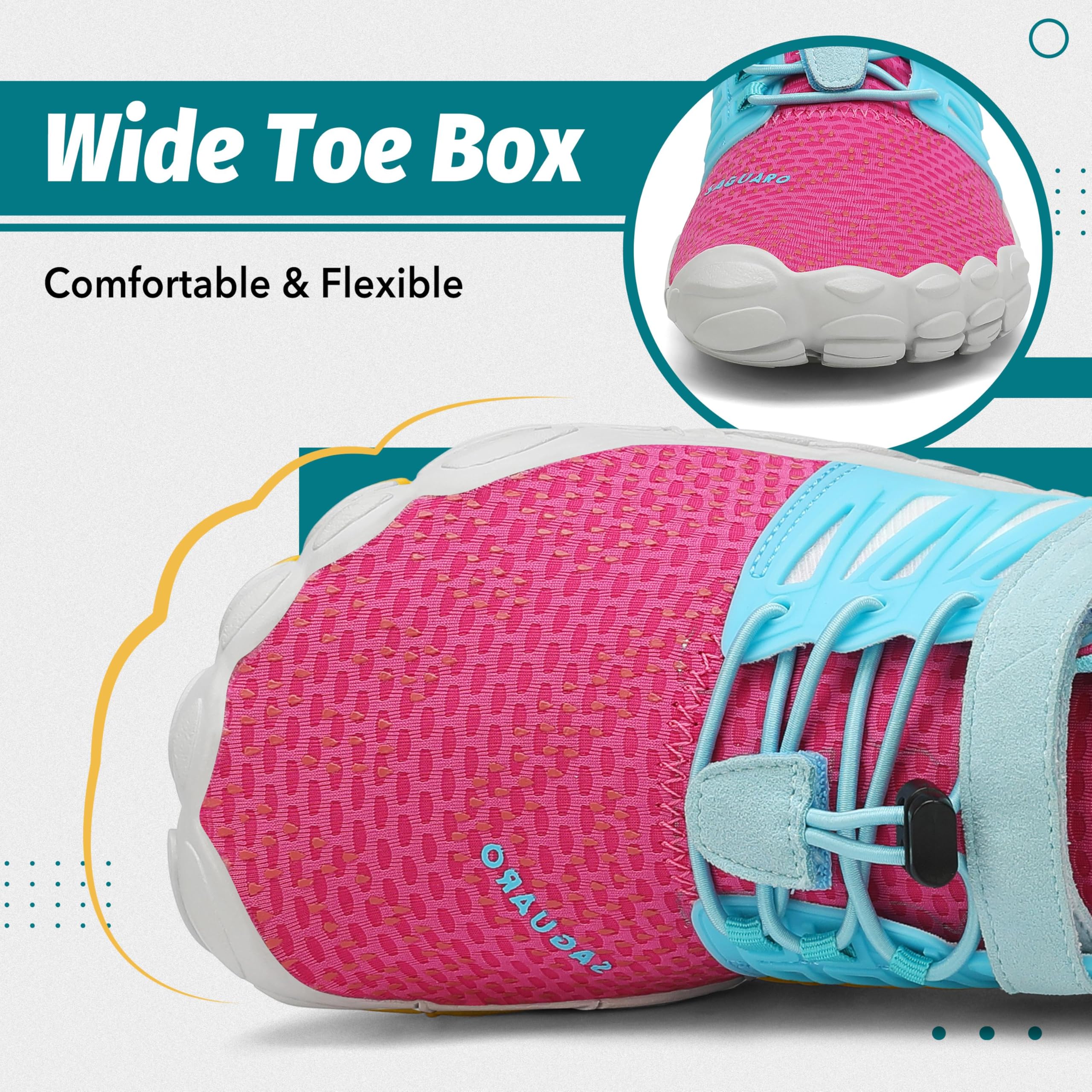 SAGUARO Scarpe Barefoot Uomo Donna Scarpe da Trail Running Minimaliste Antiscivolo Leggere Outdoor GR.36-48