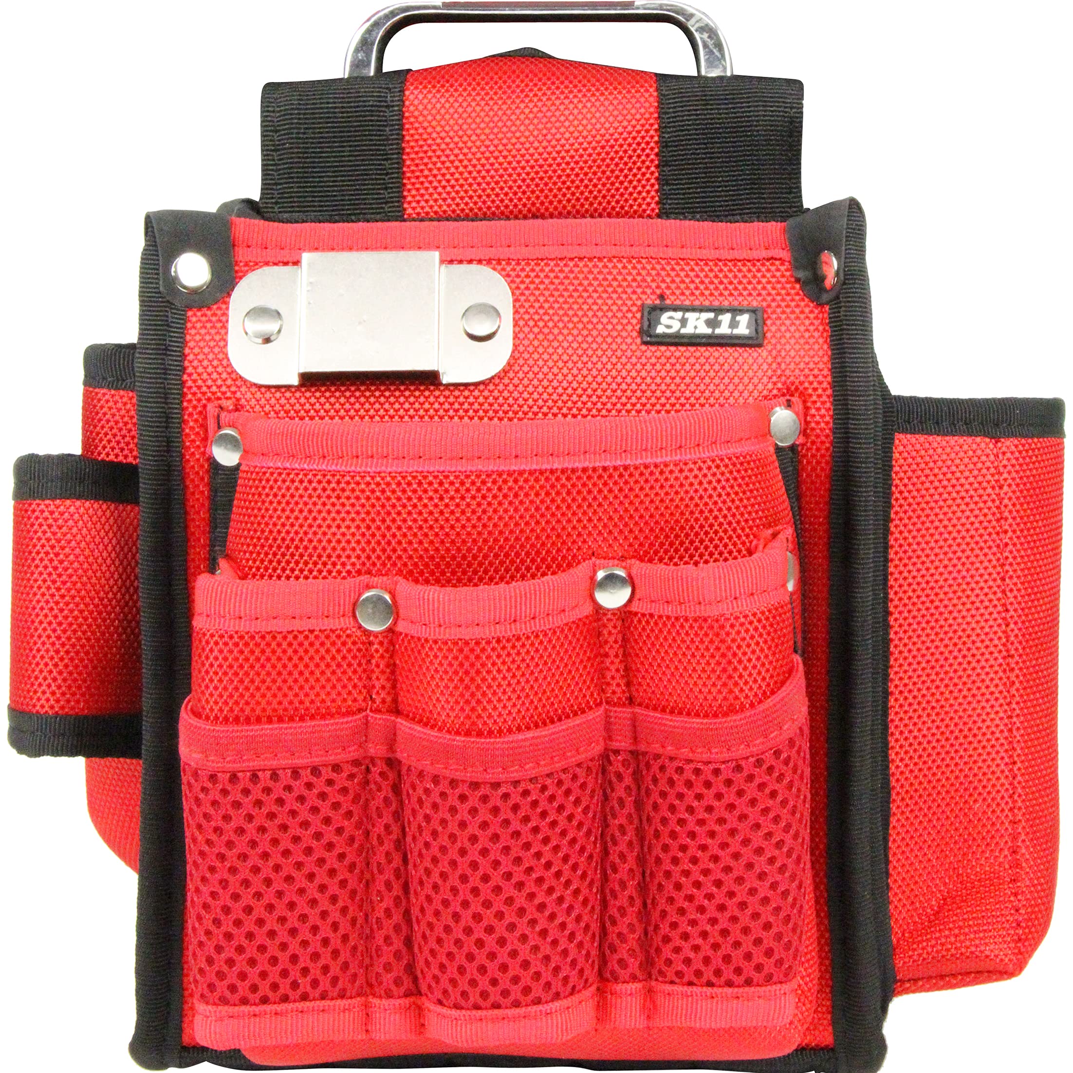 Amazon | SK11 「KURENAI」シリーズ 匠 腰袋 工具差し付き レッド SC