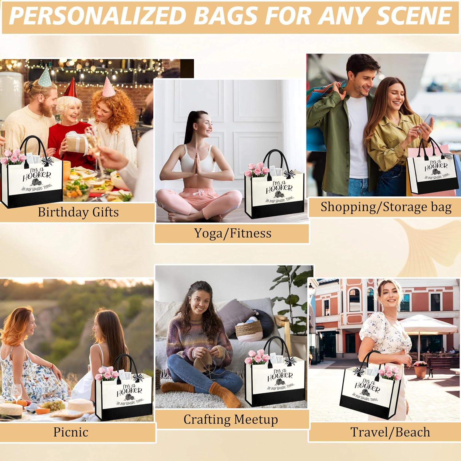 Crochet Bags For Women Crochet Accessories Gifts For Her Knitting Gifts for Crocheters Knitters