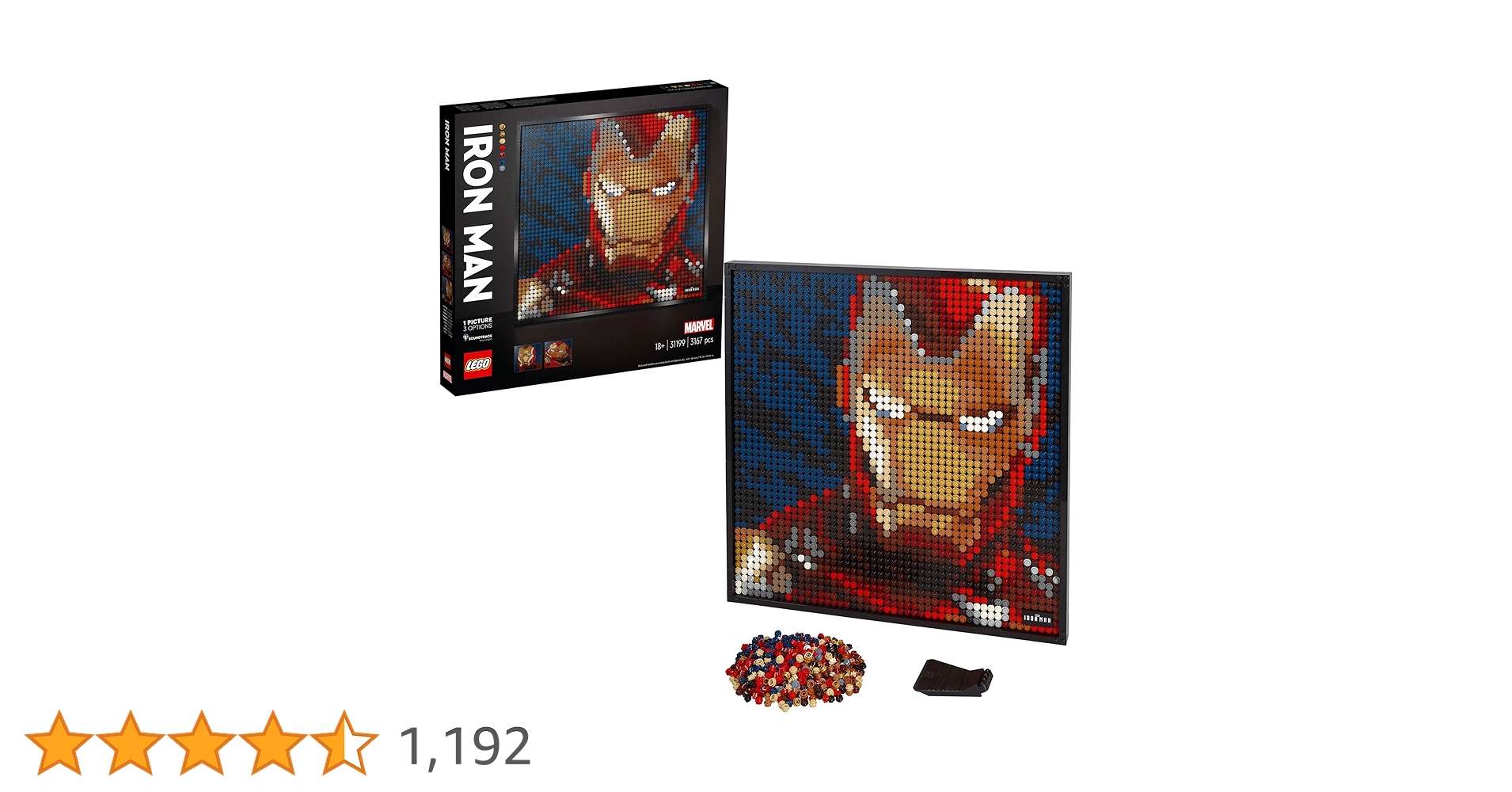 アイアンマン レゴアート 完成品 Amazon.co.jp: レゴ ブリックヘッズ アイアンマン MK50 41604