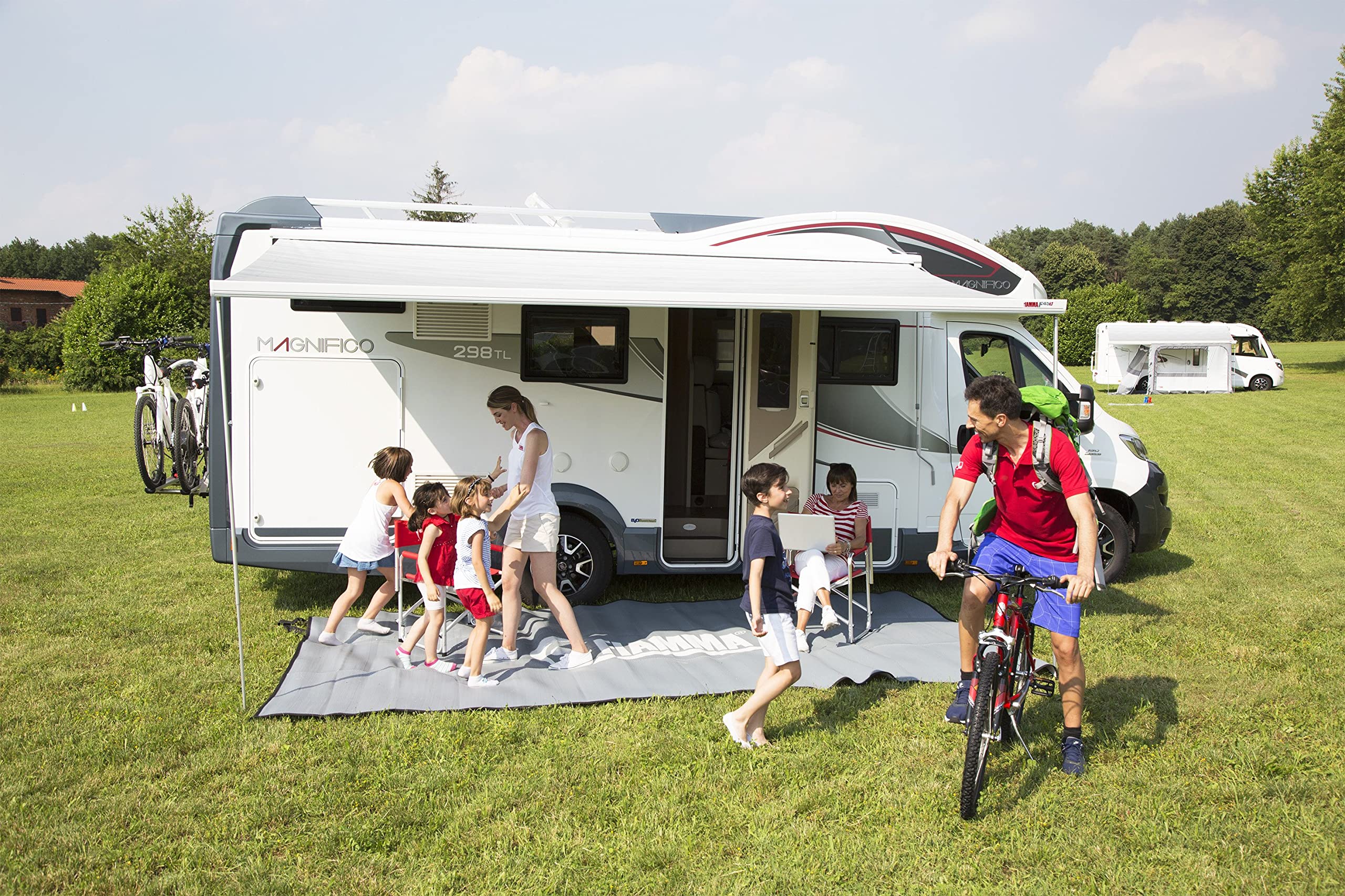 Fiamma Markise F45S 3m Royal Grey, Gehäuse weiß (9329437687)