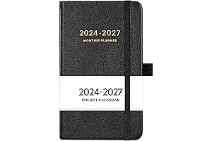 2024-2027 Pocket Planner - 3 Year Monthly Planner, Jun. 2024 - Jul....