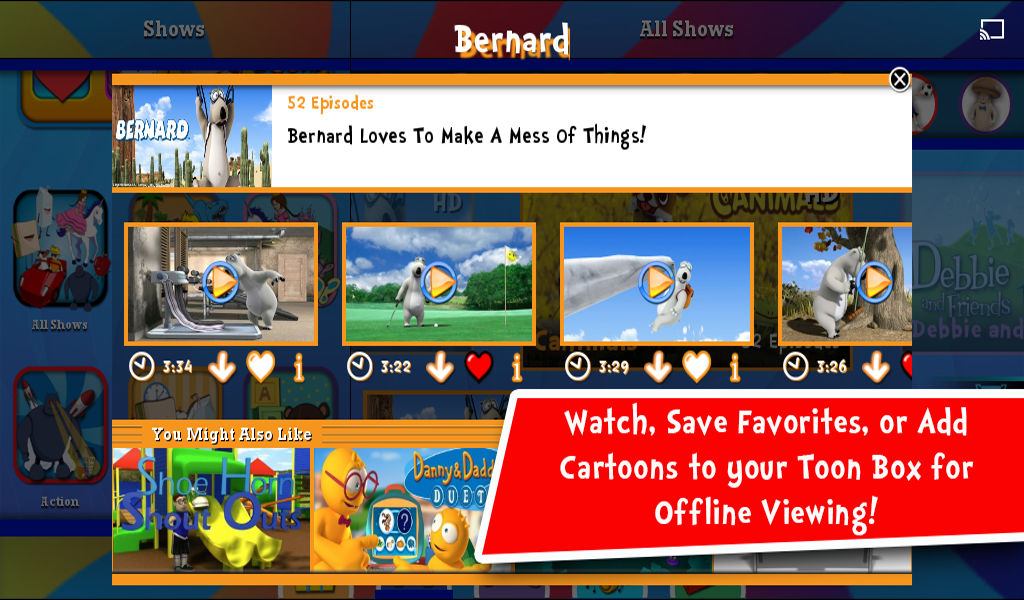 Toon Goggles Cartoons for for Android