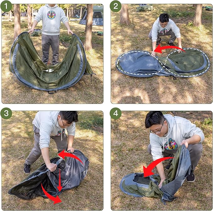 Carpa Pop-up para Camping para 2 Personas Resistente al Agua miniatura 5