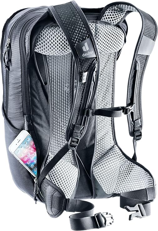 Deuter D3204423-7000 Race Air 14+3 Backpack, Black, 2023 Model, 14+3L