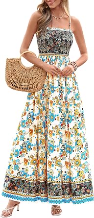 PRETTYGARDEN Summer Dresses for Women 2026 Beach Sun Dress