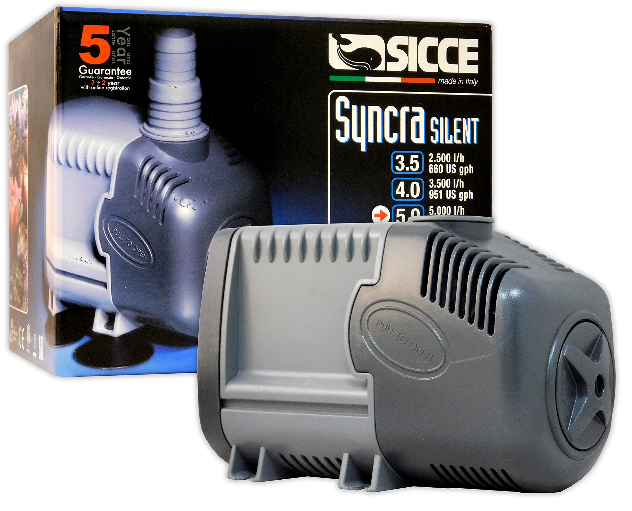 SYNCRA Pump 5.0 – 5000 L/h – H 380 cm with Earth Intake