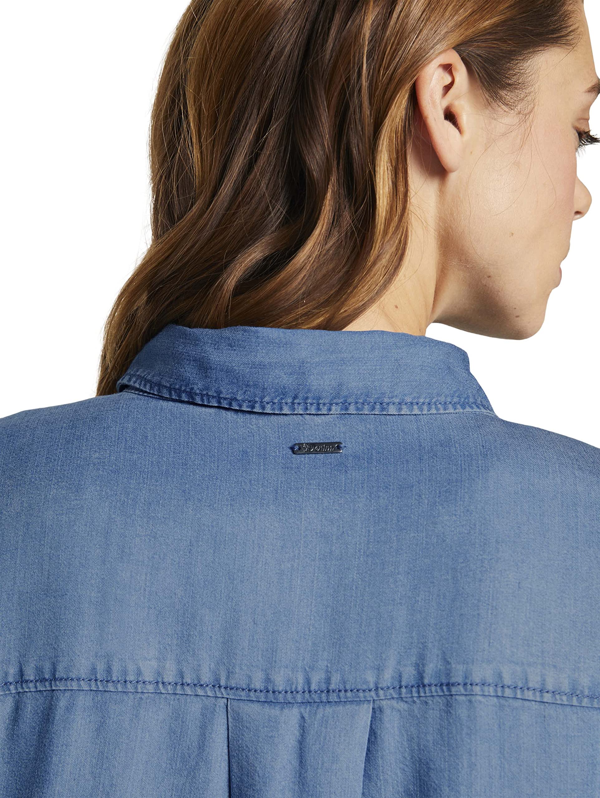 TOM TAILOR Denim Tencel Denim Camicia da Donna