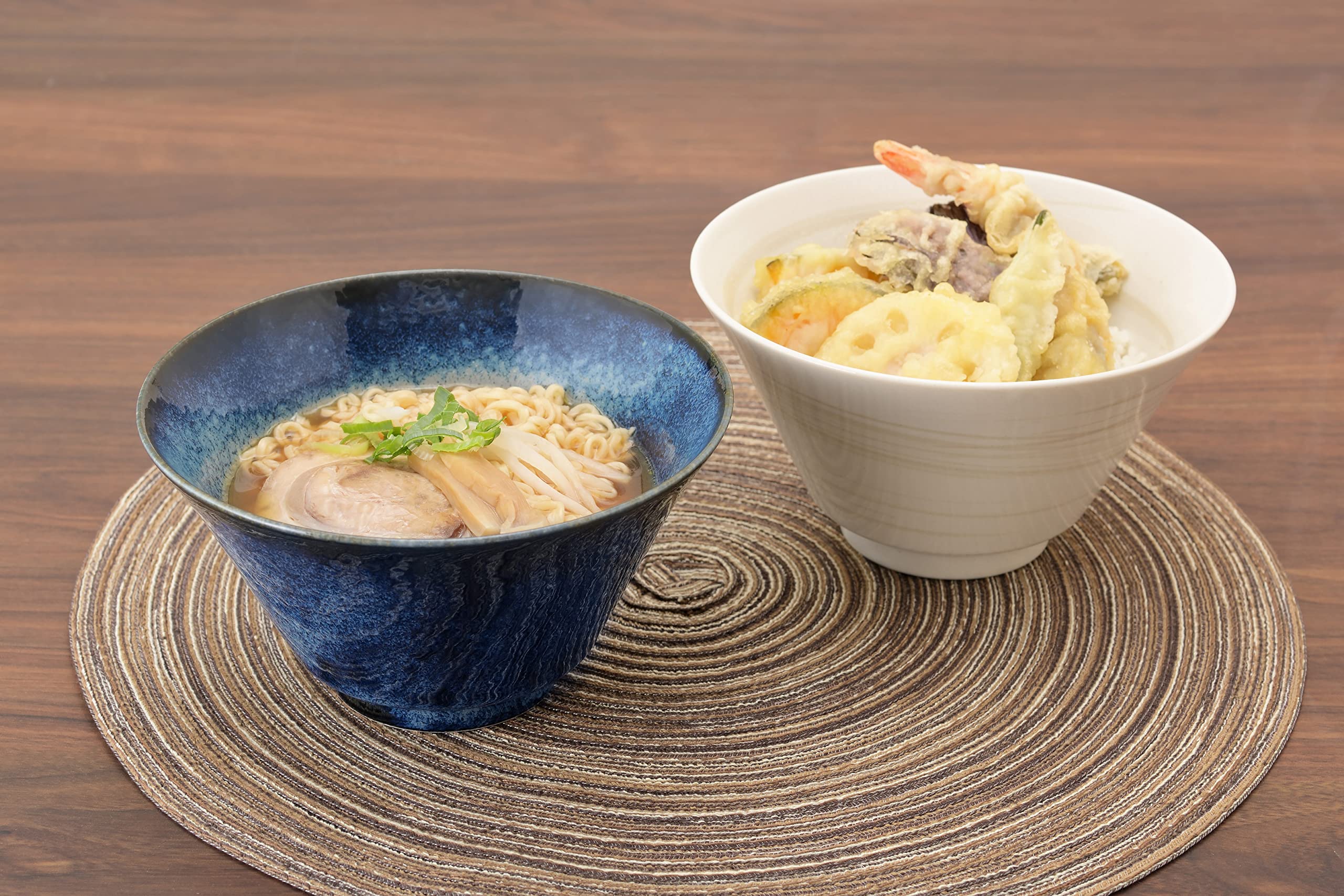 Amazon｜マルサン近藤(Marusankondo) 美濃焼 おうちラーメン丼（2色組