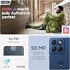 Motorola Edge 60 6.76 Super HD 50MP Camera with Moto AI 12/512GB 5200mAh Android 15 Pantone Gibraltar Sea + Protective Cover + Phone Holder Handpicked at Amazon