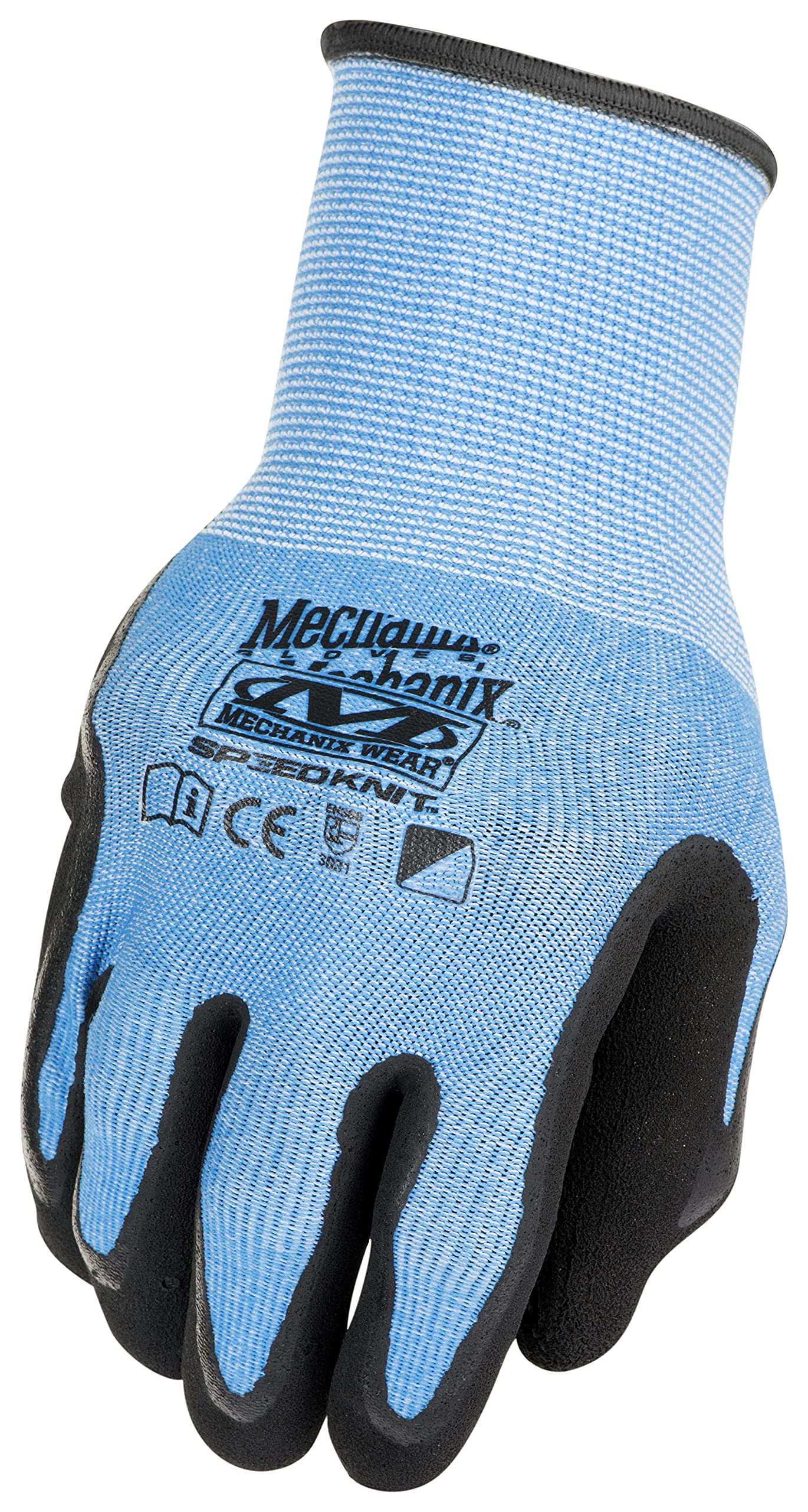 Mechanix Wear SpeedKnit Coolmax Work Gloves, Cooling Technology, Touchscreen Capable Gloves (Small, Blue) - Image 2