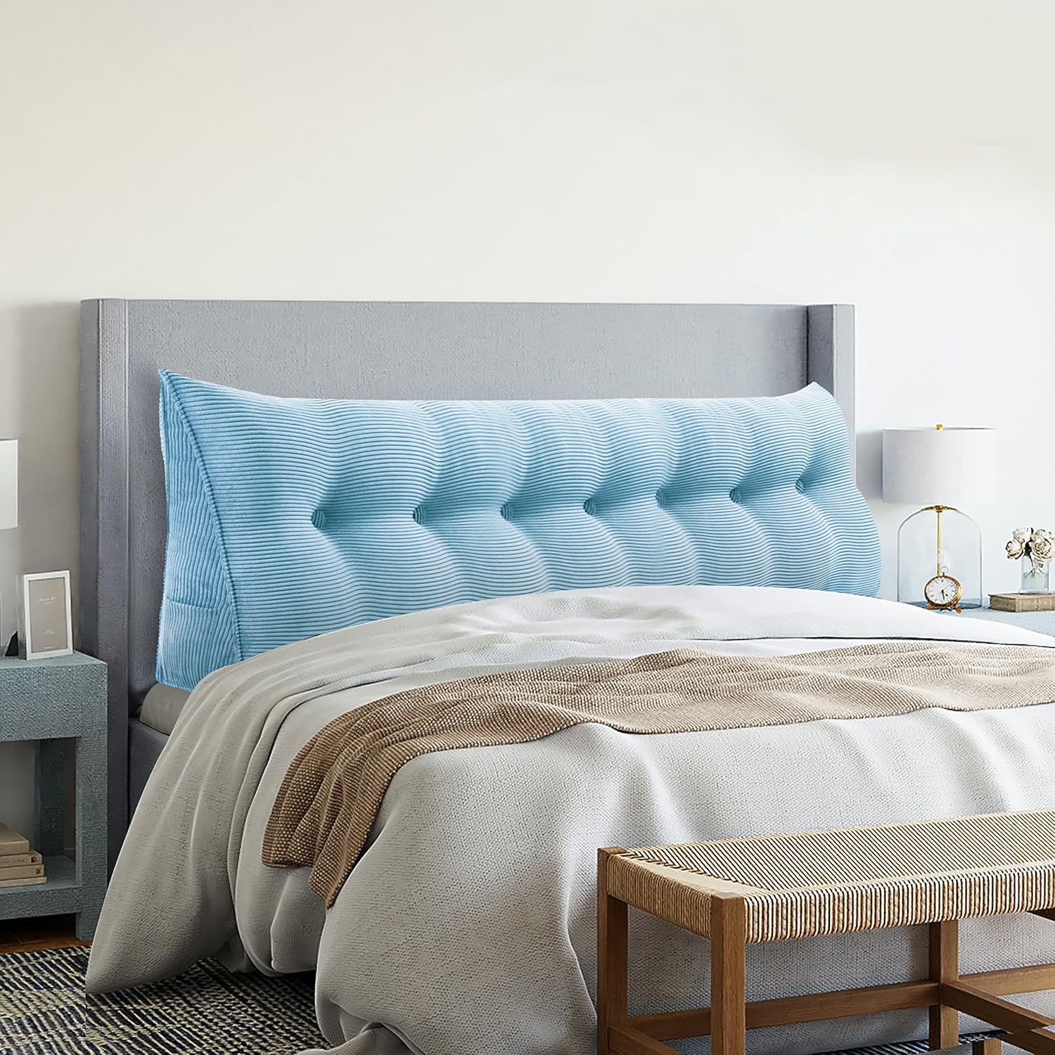 VERCART Wedge Headboard Pillows Bed Wedge Pillow Headboard