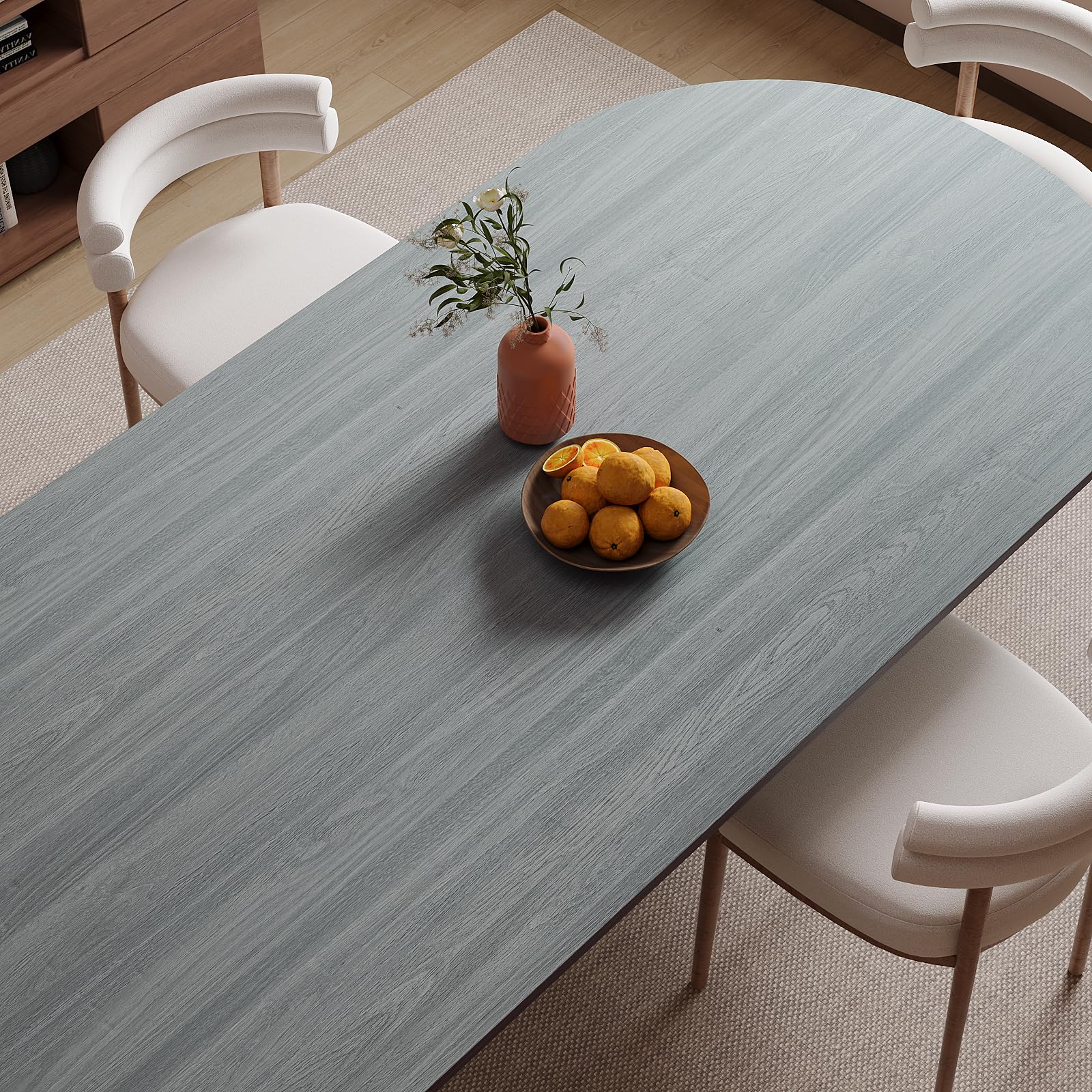 Papier peint bois gris rustique VaryPaper adhésif et imperméable pour comptoir