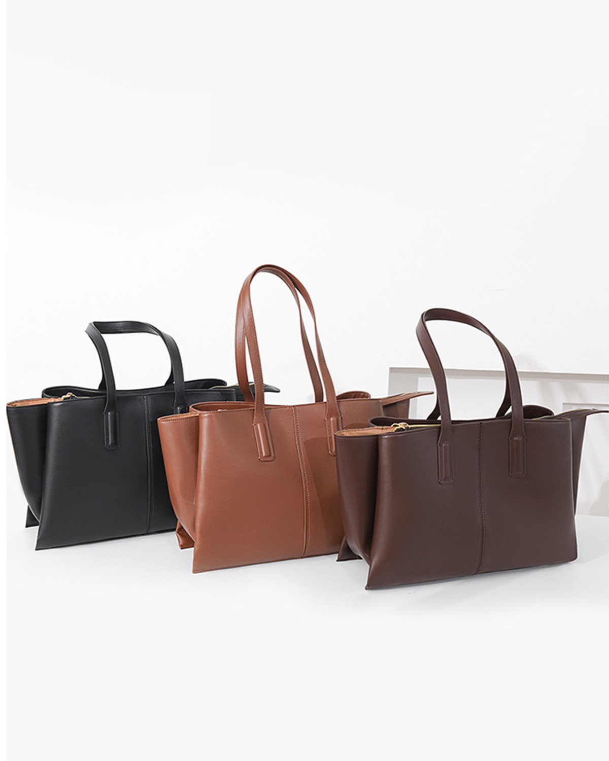 Work Tote Bag for Women Fits 14 In Laptop, Vegan Leather Purse miniatura 7