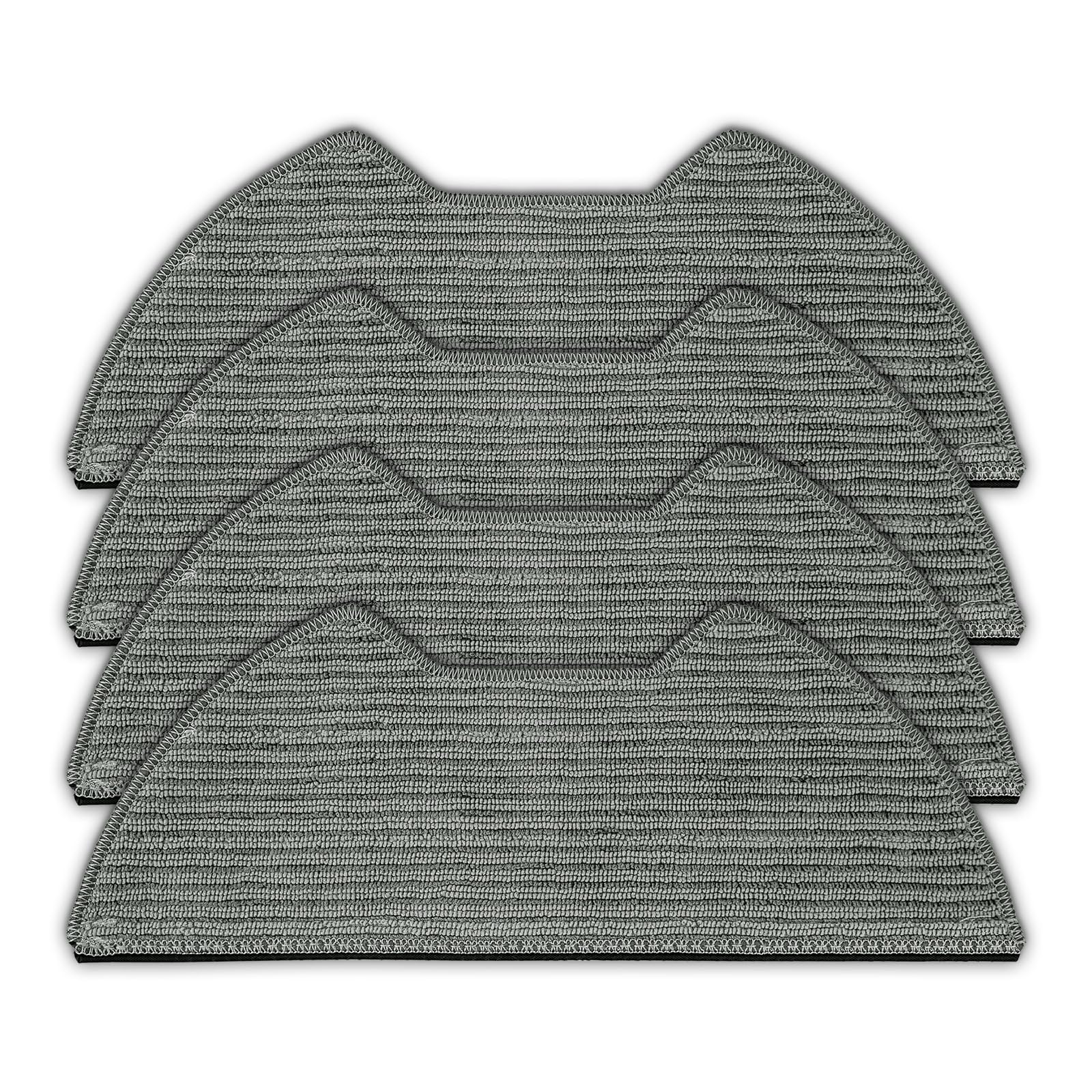 (4 Pack) UR2650WS Replacement Mop Pads Compatible with Shark Matrix Plus 2-in-1 Robot Vacuum Cleaner, Washable Mop Cloths, Mop Pad Refill Accessories kit, Mopping Pads