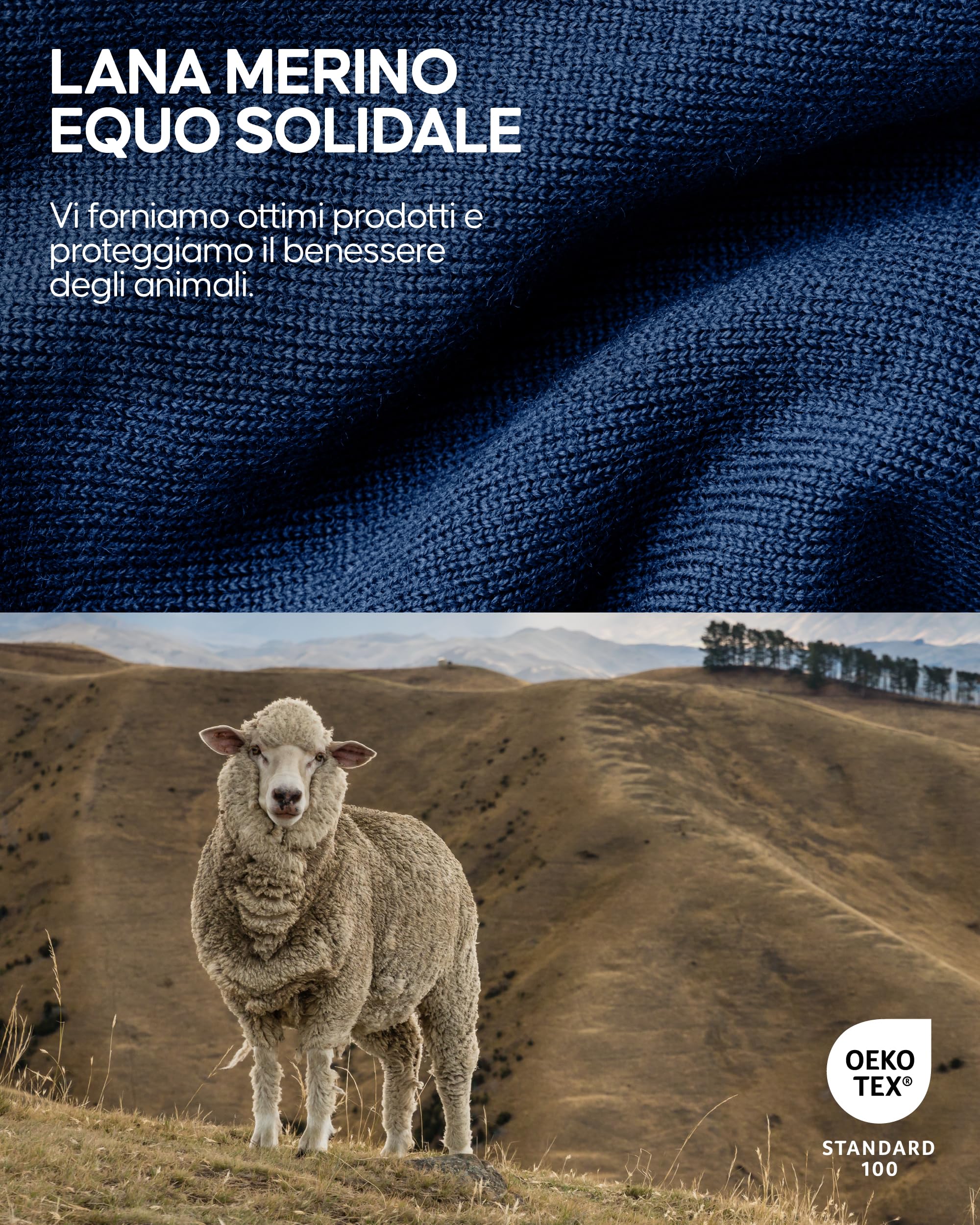 DANISH ENDURANCE Cappello Lana Merino, Berretto per Uomo e Donna, Beanie Sportivo
