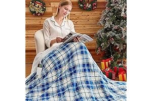 Heated Blanket Electric, Twin Size 62X84 - 10 Heat Levels