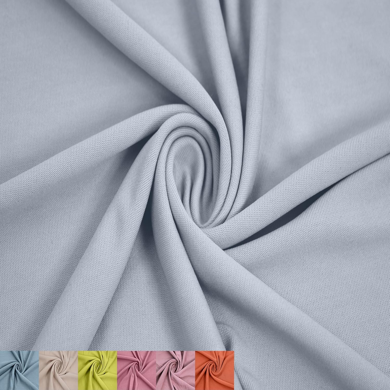 60” Wide Sandwashed Modal-Poly Jersey Knit Fabric - 165 GSM, Lightweight, Soft & Breathable with a Cupro-Like Feel - Ideal for Apparel, Dresses & DIY Crafts