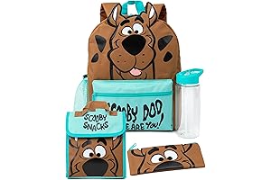 Scooby Snacks Signature Scooby-Doo Kids 4-Piece Backpack Set
