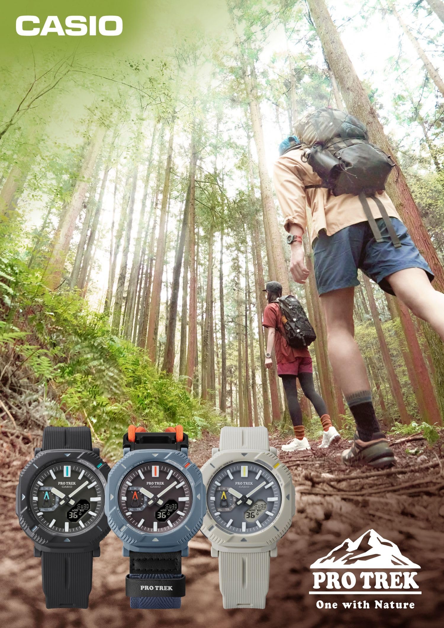 casio Watch Proto Wreck Domestic Hiker Line Equipped with
