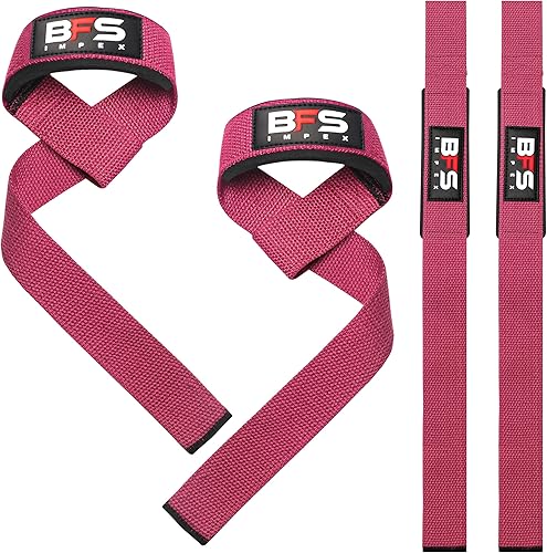 Miniatura 7 de Correas de levantamiento para levantamiento de pesas, correas de algodón con acolchado de neopreno para hombres y mujeres, correas de muñeca para