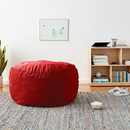 Miniatura 146 de Chill Sack - Funda para puf Microgamuza - Carbón - Solo funda,Microsuede - Chocolate - Solo funda,Microsuede - Azul marino - Solo funda,Guijarro -