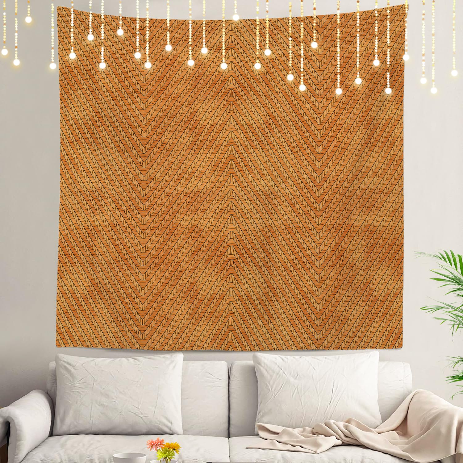 Amazon.com: Shrahala Weave Wood Wall Tapestry, Texture Bamboo