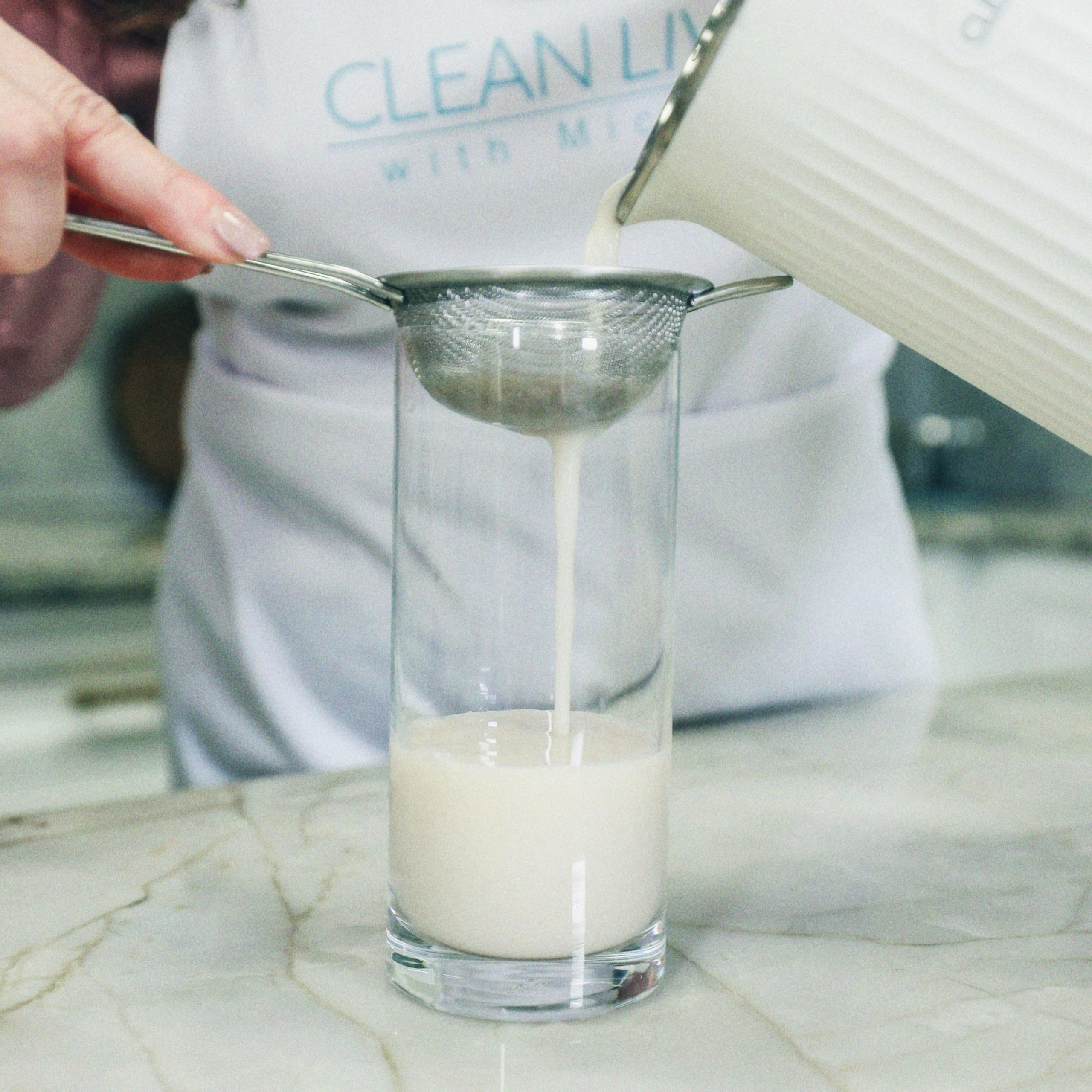 Clean Living With Michelle 1qt. Plant Milker, 8-in-1 Multi-Functional, Self-cleaning, Nut Milk Maker, Homemade Plant Milk Maker, Almond Milk Machine 33.8oz ()