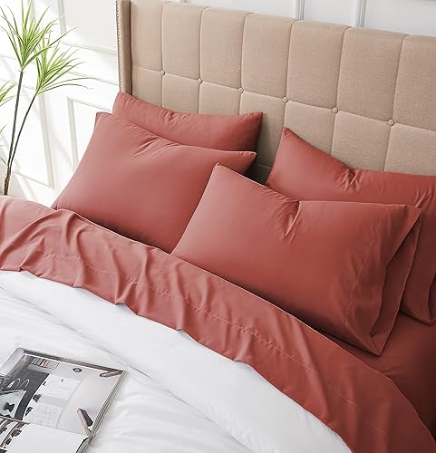 Miniatura 3 de Southshore Fine Living, Inc. Colección Premium, juego de sábanas de 4 piezas, de bolsillo profundo, fácil cuidado, sin encogimiento, con 1 sábana