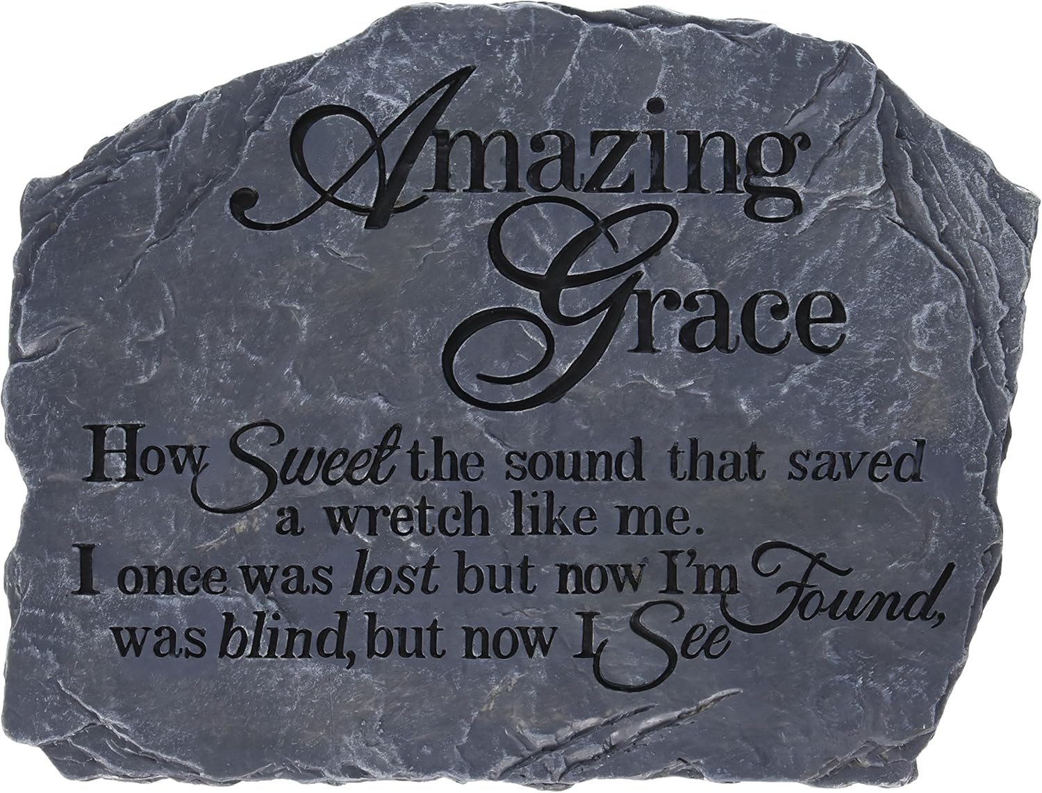 Carson Home Accents Garden Stone, 10.5Inch by 8Inch