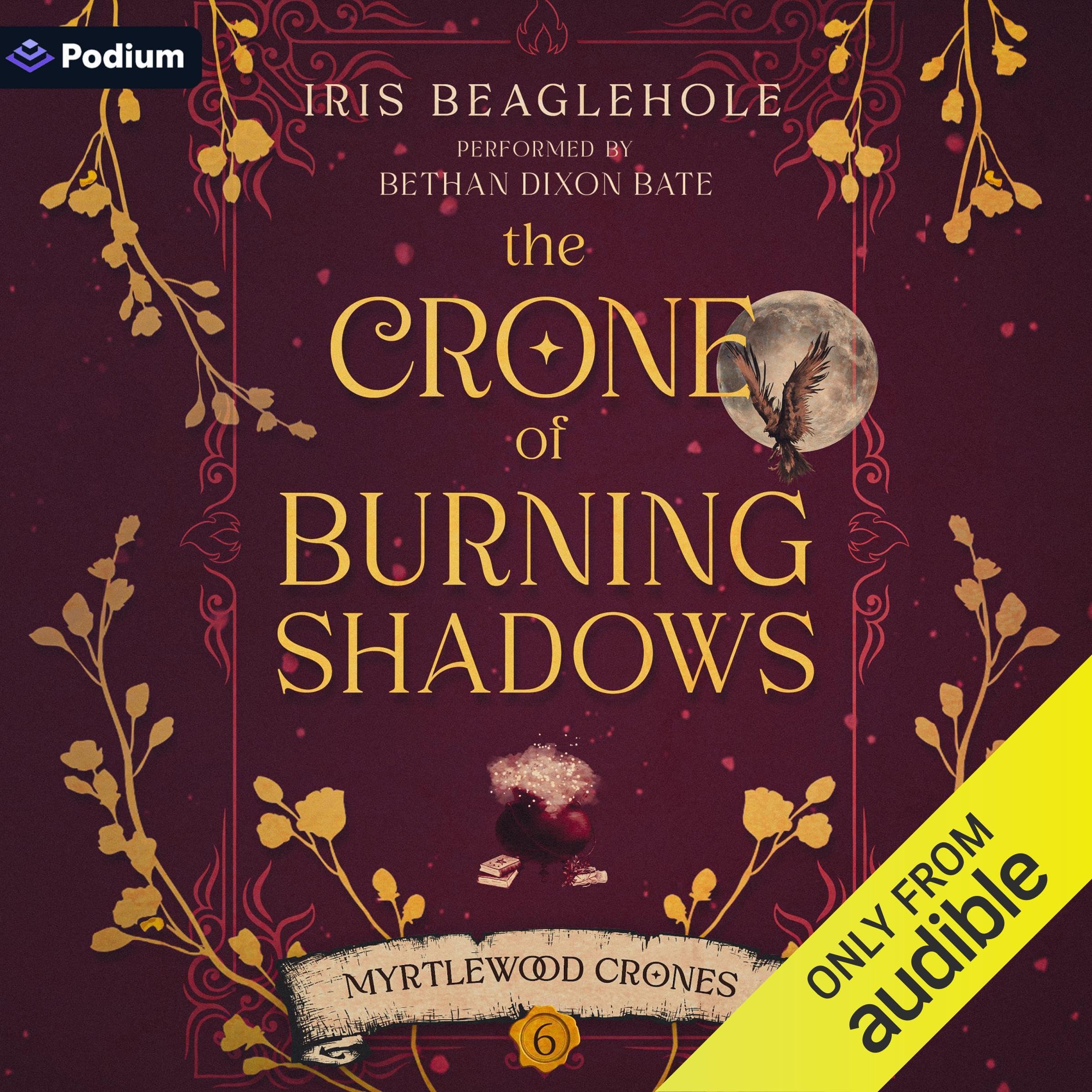 Cover art for The Crone of Burning Shadows