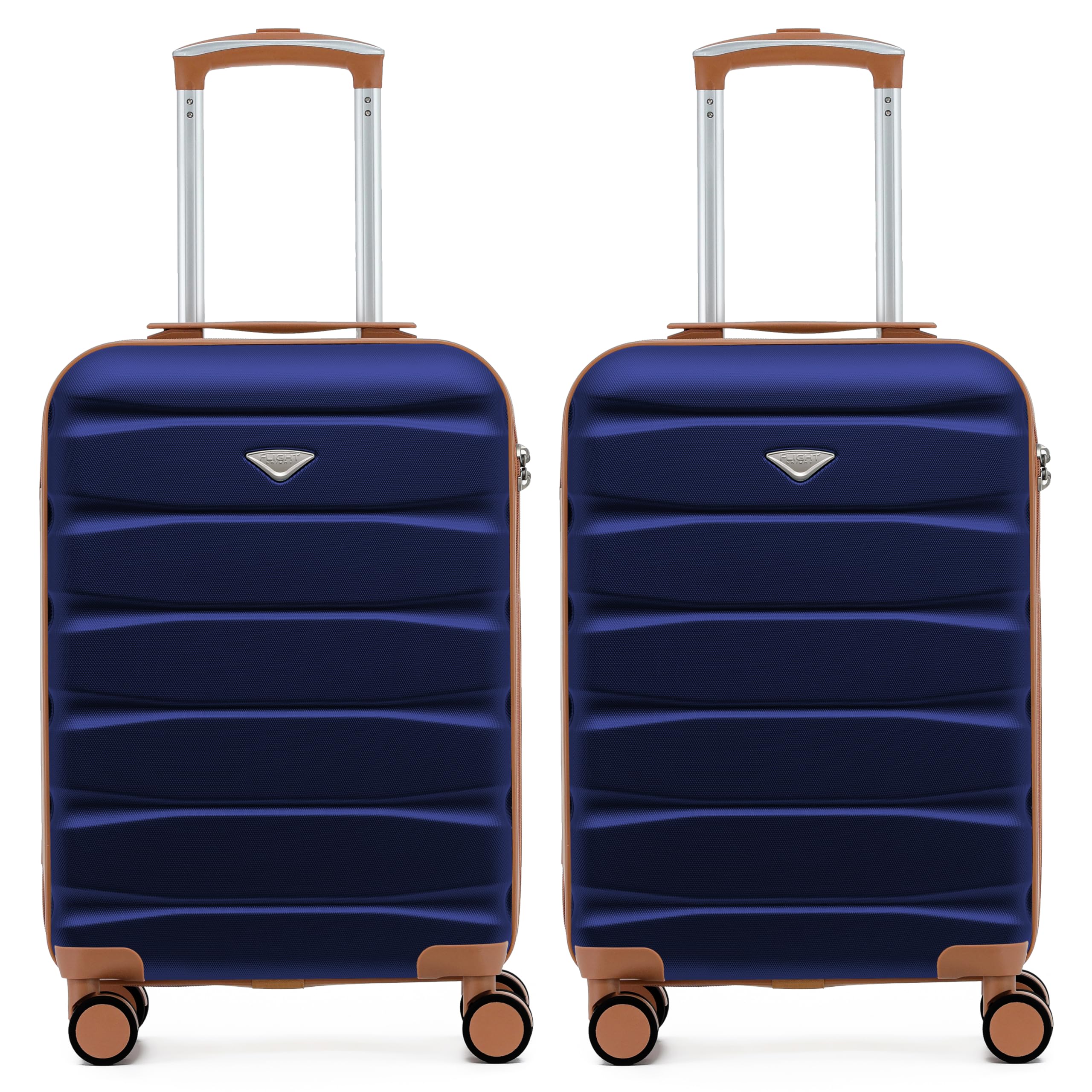 Flight Knight Underseat Cabin Suitcase 45x36x20cm | Free Hand Luggage for EasyJet & Wizz Air | Lightweight ABS Hard Shell with 8 Silent-Glide Spinner Wheels | Max Space Travel Bag — view 27
