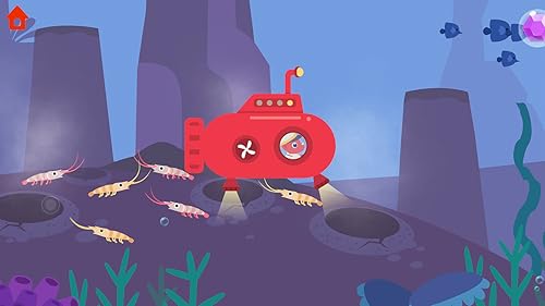 Dinosaur Submarine - Games for kids toddlers