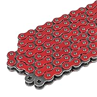 Vista 3 de Caltric Cadena de transmisión roja compatible con Kawasaki Ninja Zx-10R Zx1000 Abs 2004-2018 525-Chain