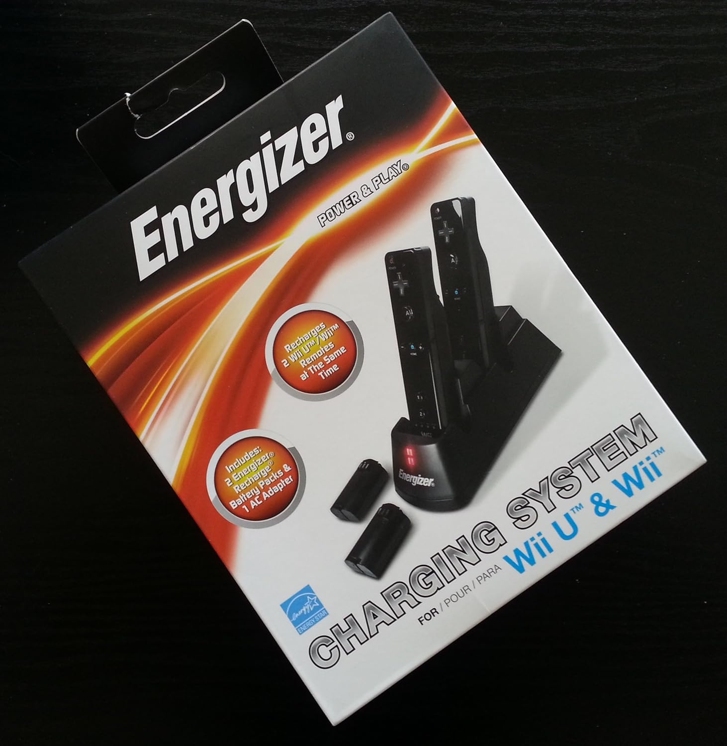 Energizer Power & Play Charging System for the Nintendo Wii U & Wii