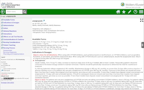 Nursing Psychiatric Drugs – vue 4