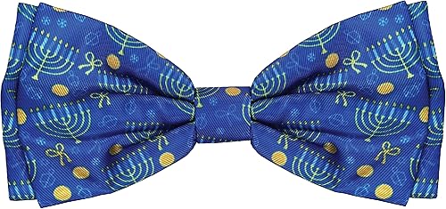Miniatura 5 de Huxley & Kent Pajarita para mascotas  Hanukkah (extra grande)  Accesorio para el collar de pajarita de Hanukkah  Divertidas corbatas para perros y