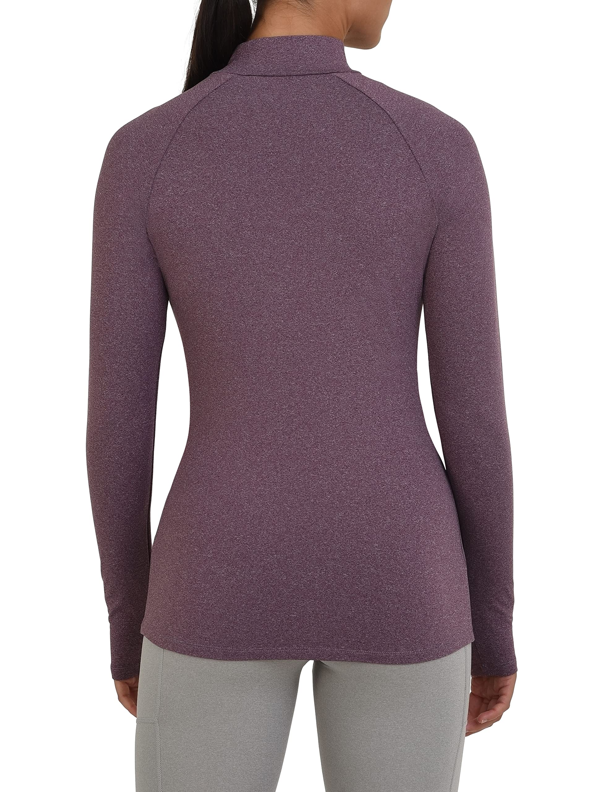 TCA Camiseta de Manga Larga de Entrenamiento SuperThermal para Mujer - Cuello Alto