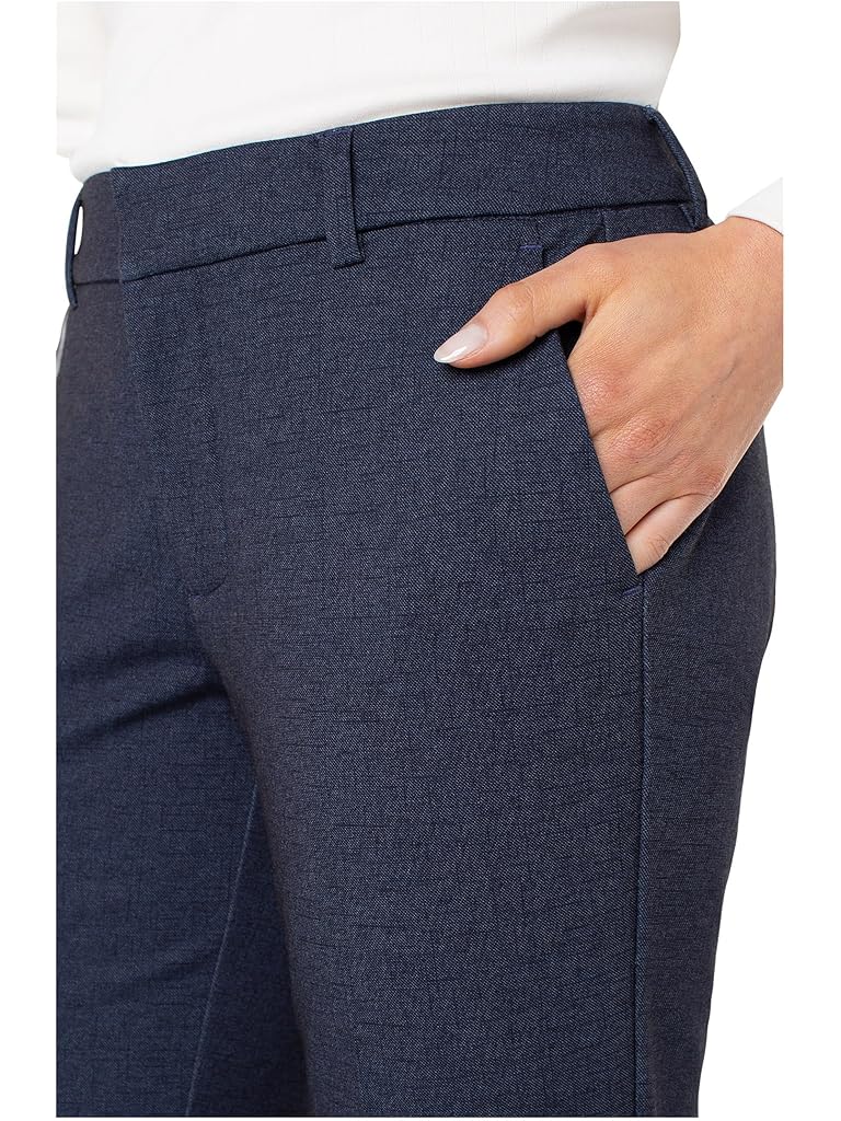 Navy Liverpool Los Angeles Kelsey Mid-rise Trousers