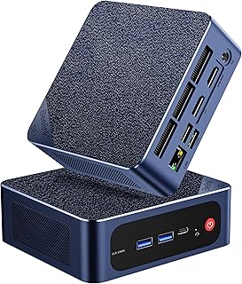 Beelink Mini PC, Intel Core i5-1235U (10 Core, up to 4.4GHz), 16GB DDR4 500GB SSD Mini Desktop Computers, 4K@60Hz Dual Display, HDMI2.0+DP1.4/WiFi6/BT5.2/PCle 4.0