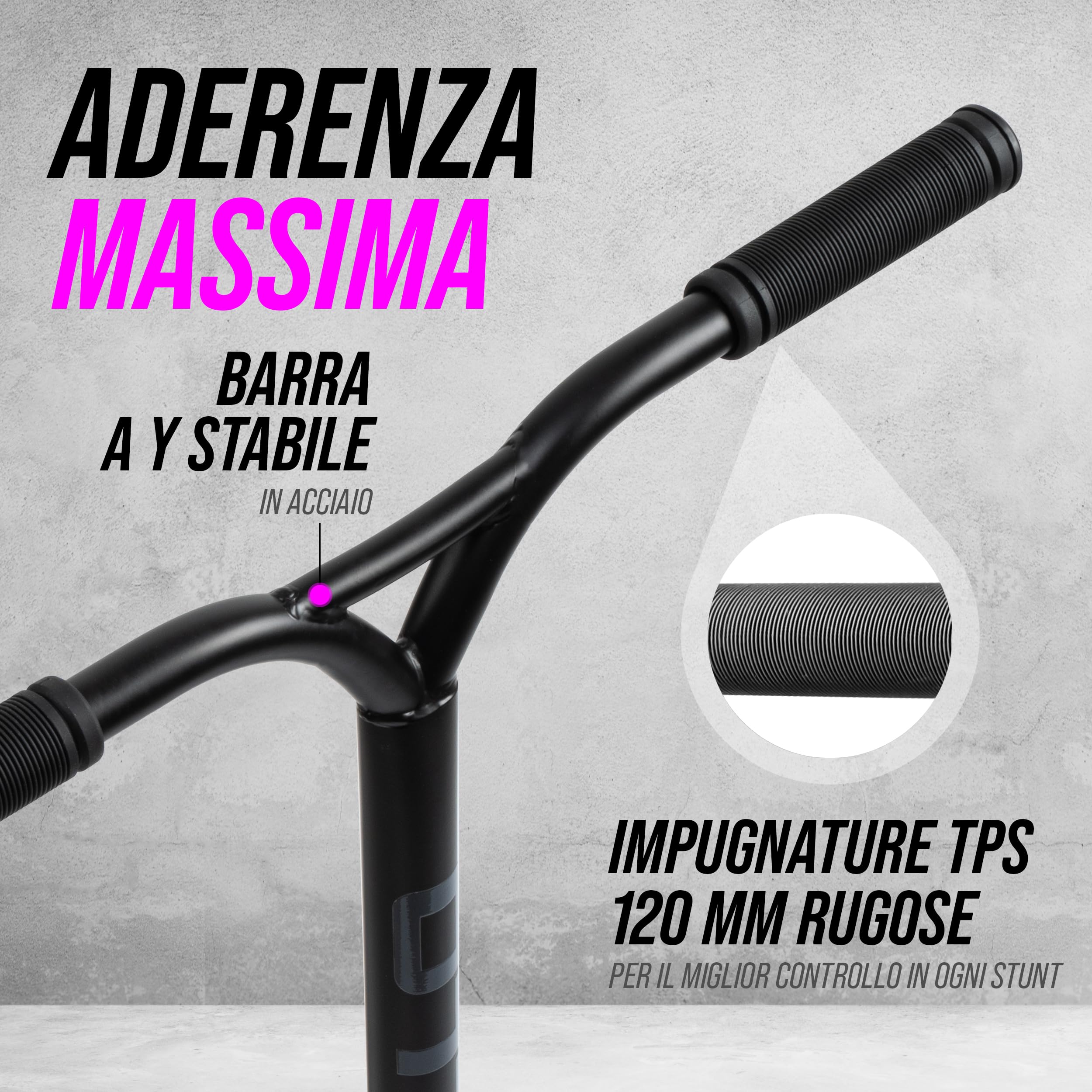 Apollo Stunt Scooter Hawk - Freestyle Kick Scooter per bambini e adulti, Monopattino per bambini, Monopattino per trick per ragazzi e ragazze dai 6 anni