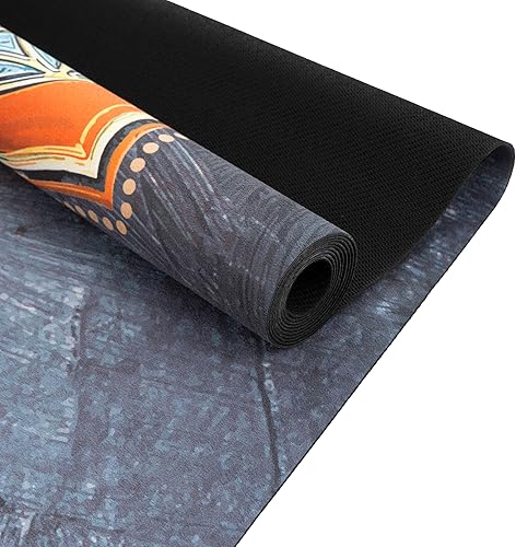 Miniatura 6 de Yvonne Breeze - Tapete de yoga de viaje  116 pulgadas (0.059 in) delgado, ligero, plegable y antideslizante  Caucho natural y gamuza  Portátil y