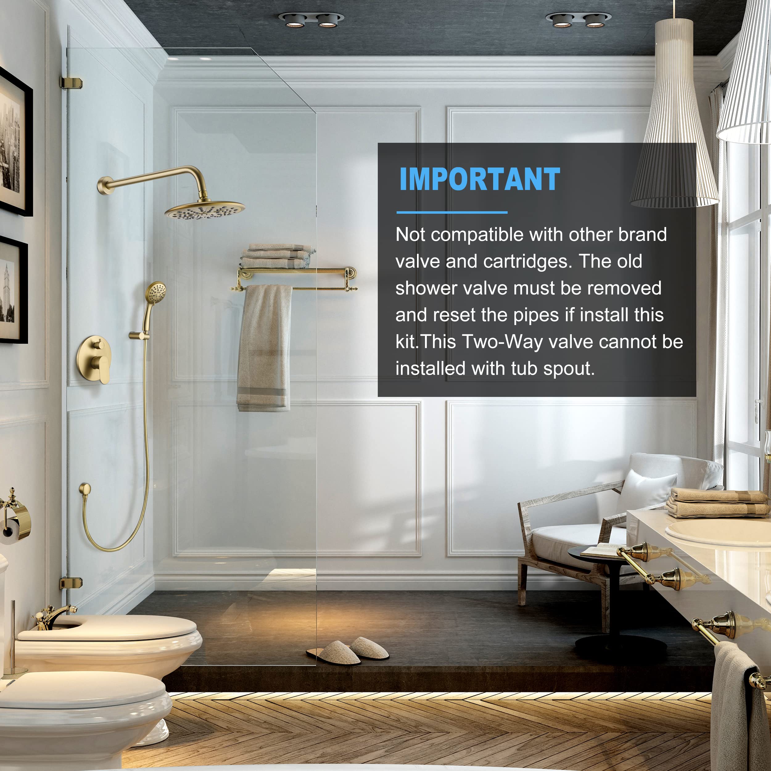 Buy Gabrylly Shower System, Wall Mounted Shower Faucet Set for Bathroom