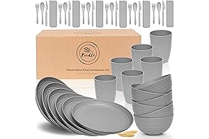 FOODLE RV Plates Cups and Bowls Set