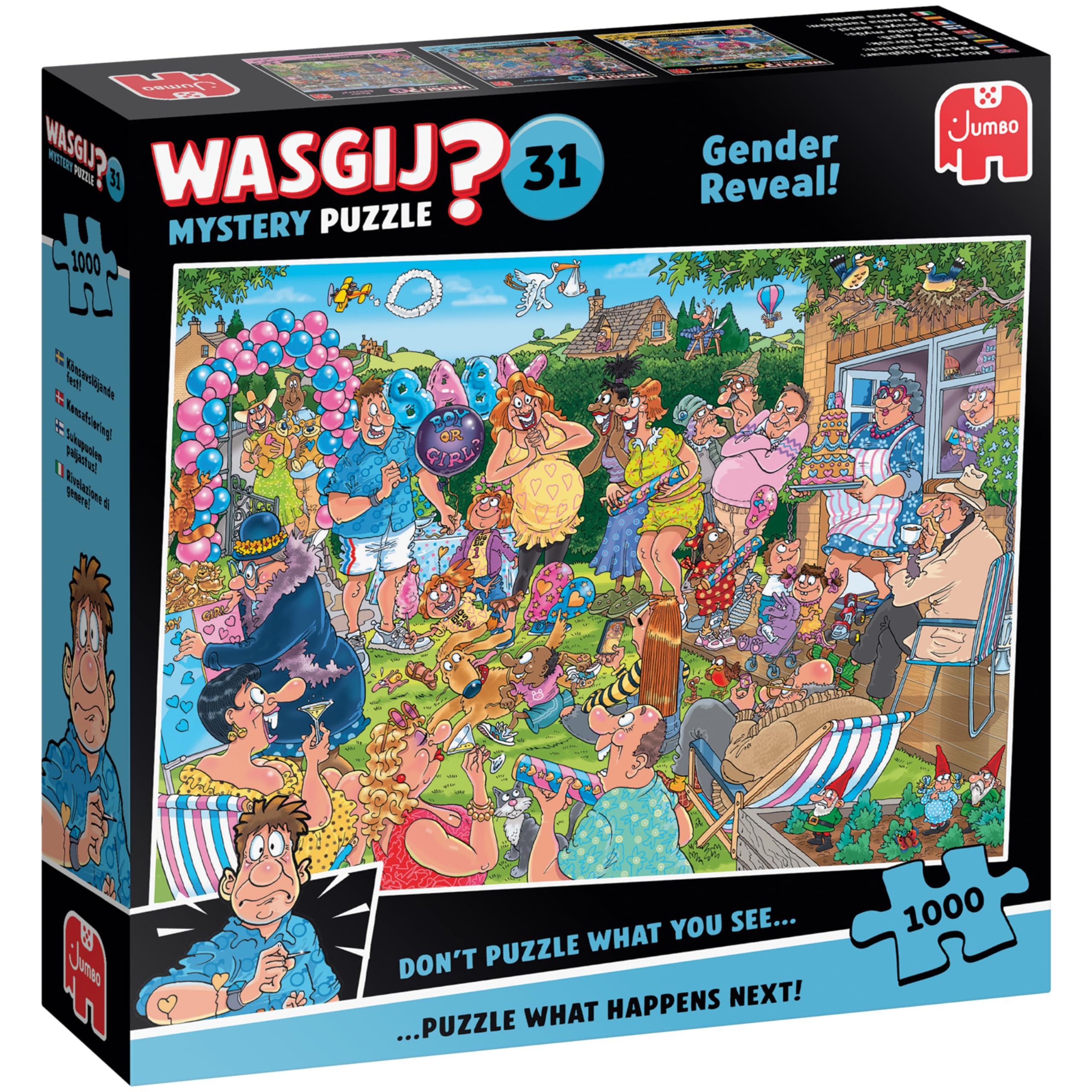 Wasgij Mystery 31 - Gender Reveal – 1000 Piece Jigsaw Puzzles for Adults