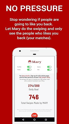 Auto Swiper for Bumble, Tinder, Badoo & POF - Mary